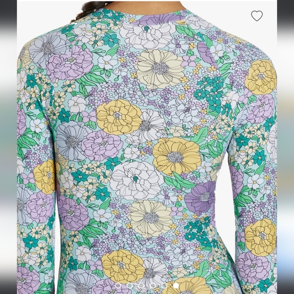 SPORTI Active Bondi Zip One Piece Swimsuit in Bondi Floral - Picture 3 of 12